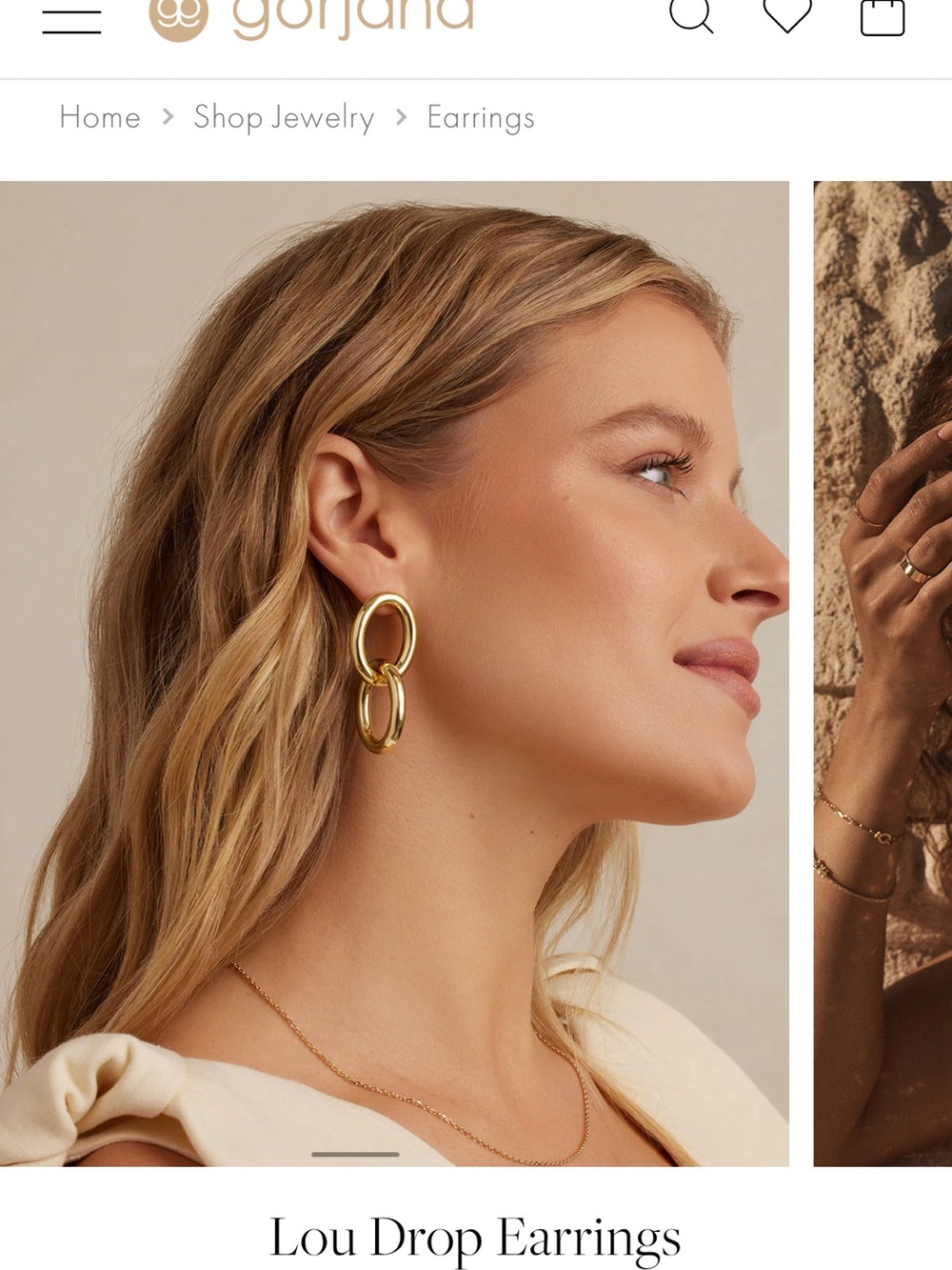 Gorjana Lou Drop Earrings